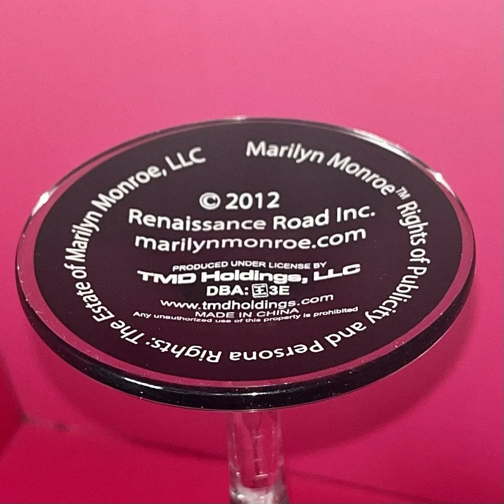 Marilyn Monroe‎ Oversized Wine Glass 24oz NIP